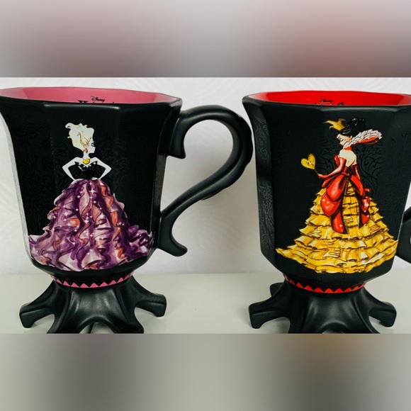 Disney Store Disney Villains Designer Collection Pedestal Mug Set - 6pc - Picture 8 of 13